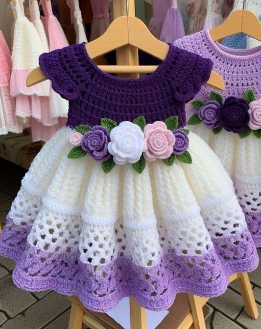 Crochet Dresses for Girls (0-5 Years)”