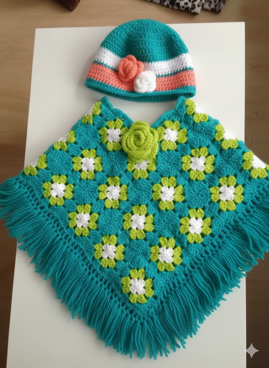 Handmade Crochet Sweater – 4 Colors| 100% Pure Wool