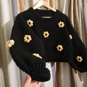 Stylish Handmade Crochet Sweater – Premium Cozy Women's Top