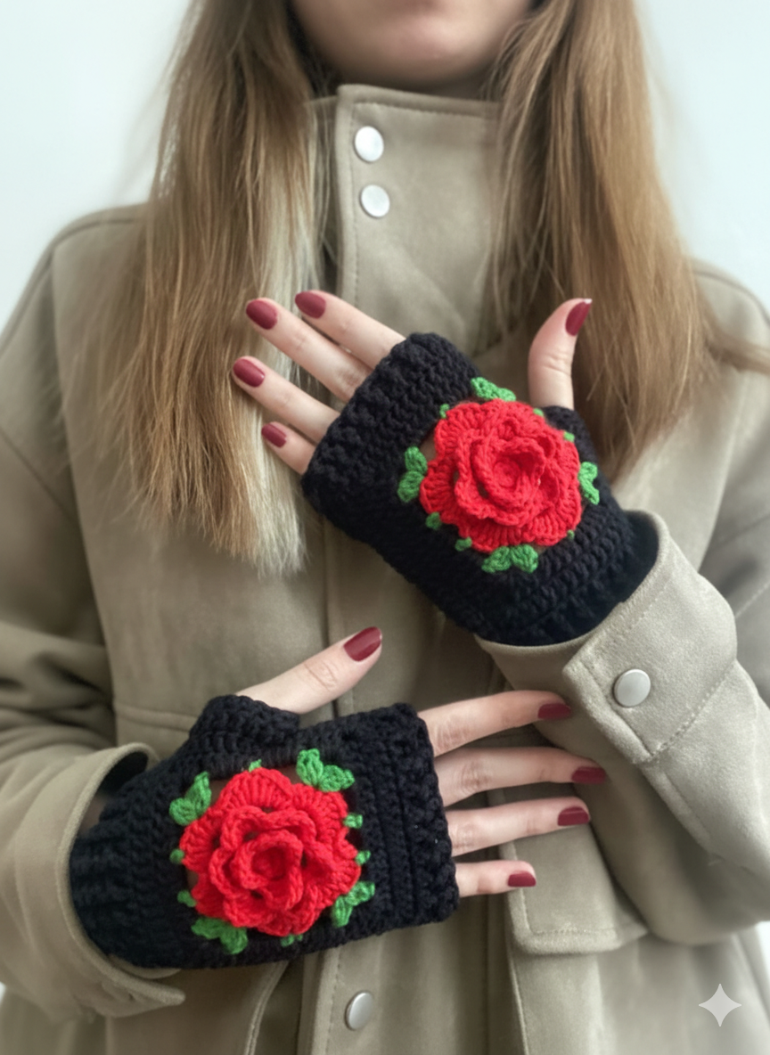 Handmade Crochet Hand Cover – Stylish & Comfortable Accessory for All Seasons