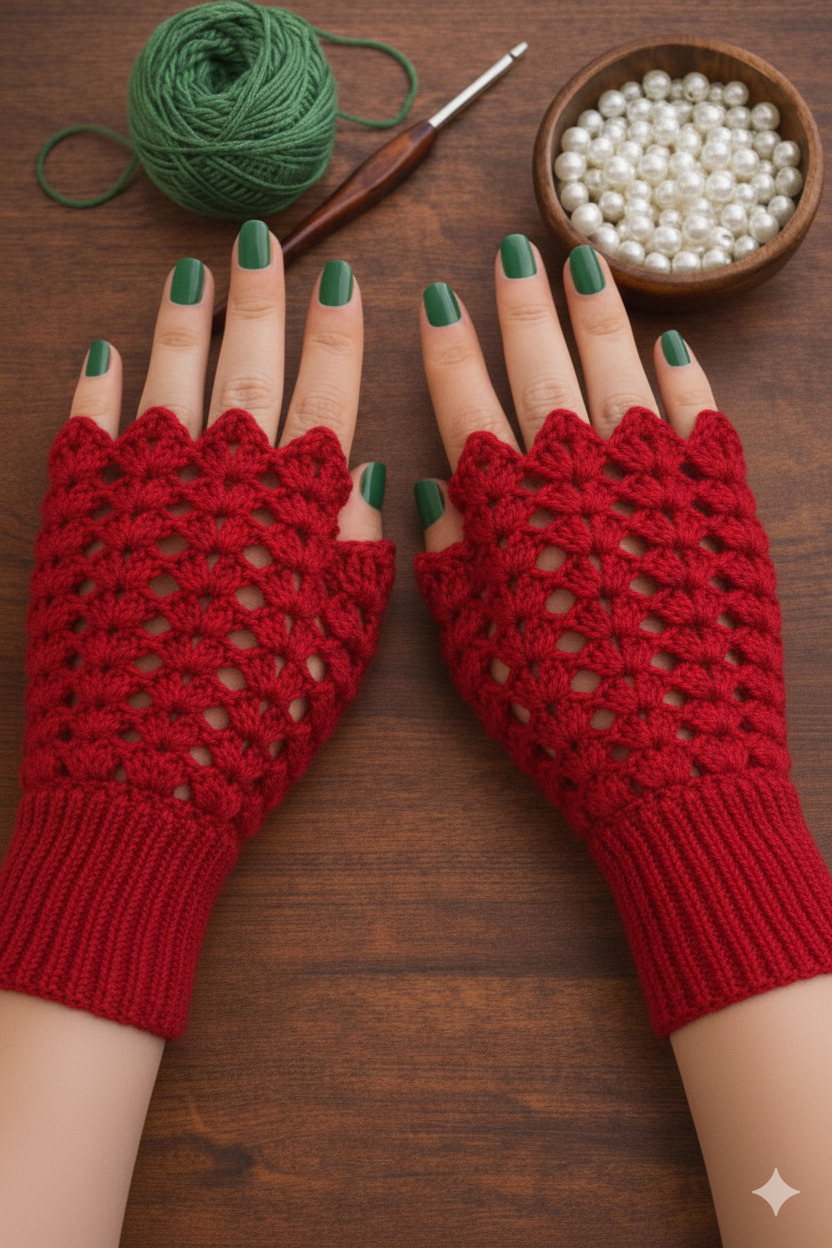 Handmade Crochet Hand Cover – Stylish & Comfortable Accessory for All Seasons