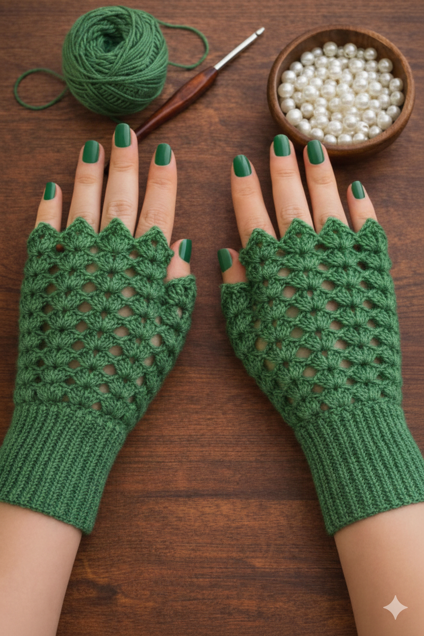Handmade Crochet Hand Cover – Stylish & Comfortable Accessory for All Seasons