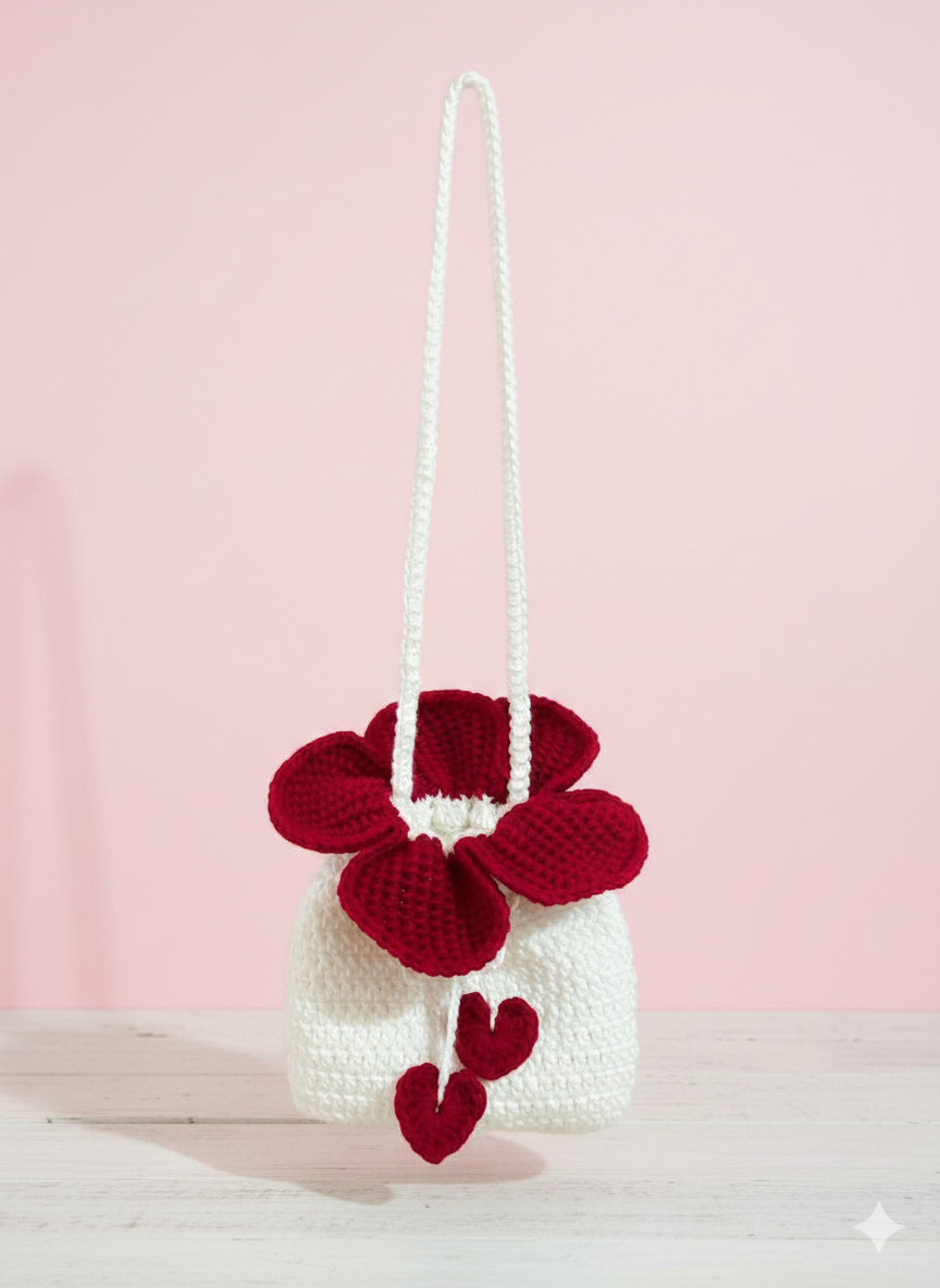 Elegant Handmade Crochet Hand Bag for Women